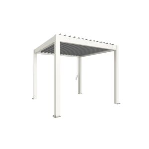 Pergola weiß/silberfarben 3 x 3 m
