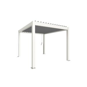 Pergola weiß/silberfarben 3 x 3,5 m