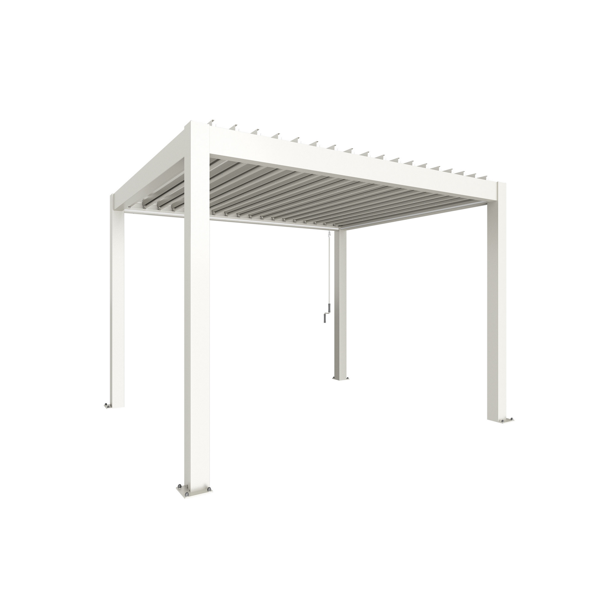 Pergola weiß 3,5 x 3 m