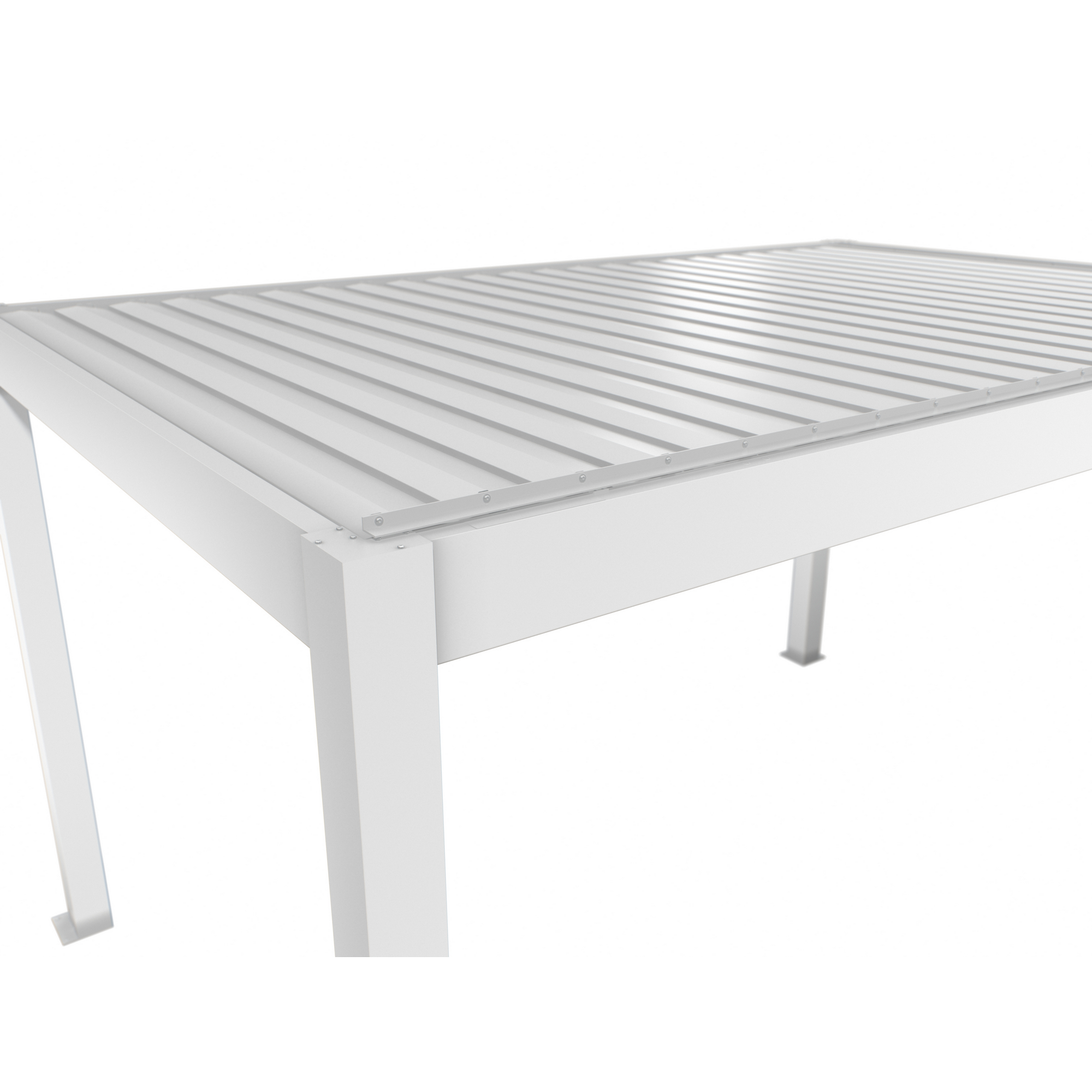 Pergola weiß 3,5 x 3 m