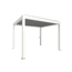 Pergola weiß/silberfarben 3,5 x 3 m