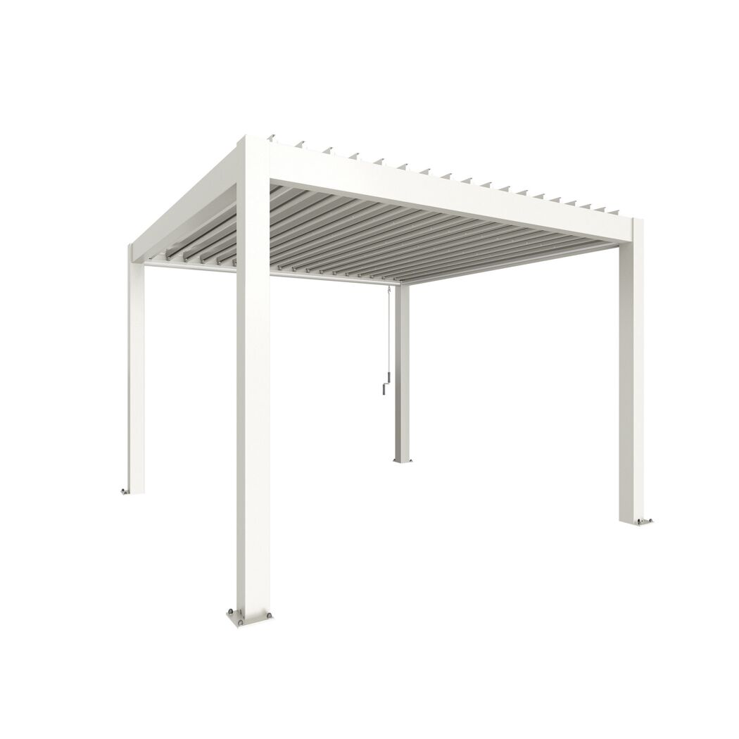 Pergola weiß 3,5 x 3,5 m