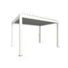 Pergola weiß/silberfarben 4 x 3 m