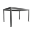Pergola quarzgrau metallic/silberfarben 4,5 x 3 m