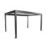 Pergola quarzgrau metallic/weiß 4,5 x 3 m