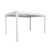Pergola weiß/silberfarben 4,5 x 3 m