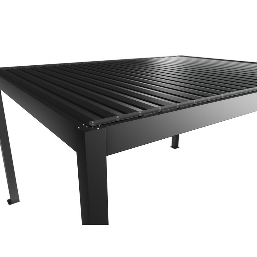 Pergola dunkelgrau metallic 4,5 x 3,5  m