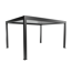 Pergola dunkelgrau metallic/weiß 4,5 x 3,5 m