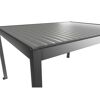 Pergola quarzgrau metallic/silberfarben 4,5 x 3,5 m