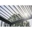 Pergola quarzgrau metallic/silberfarben 4,5 x 3,5 m