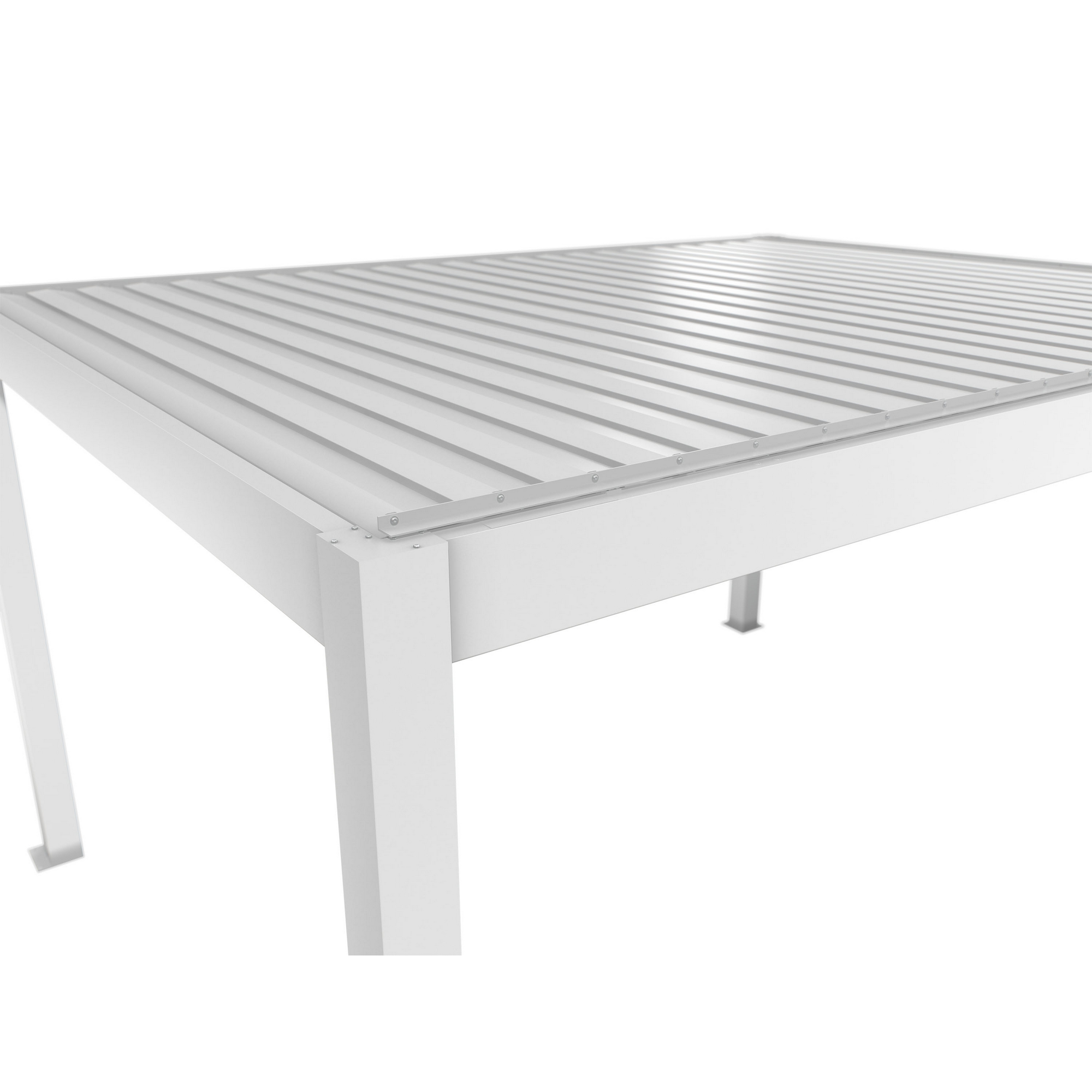 Pergola weiß 4,5 x 3,5 m