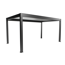 Pergola dunkelgrau metallic/silberfarben 5 x 3 m