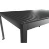 Pergola quarzgrau metallic 5 x 3 m