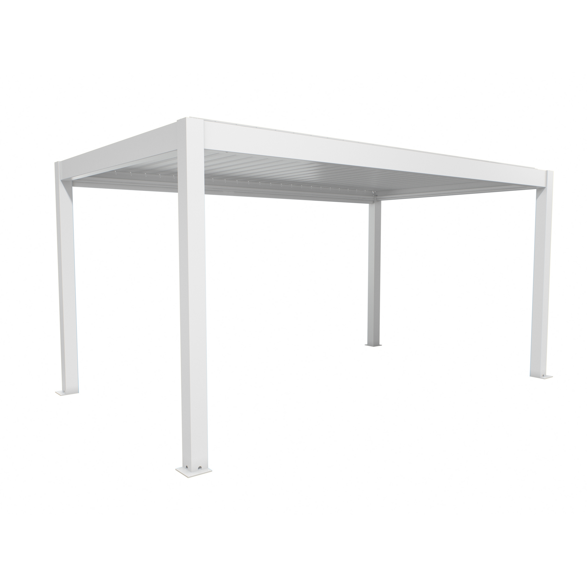 Pergola weiß 5 x 3 m