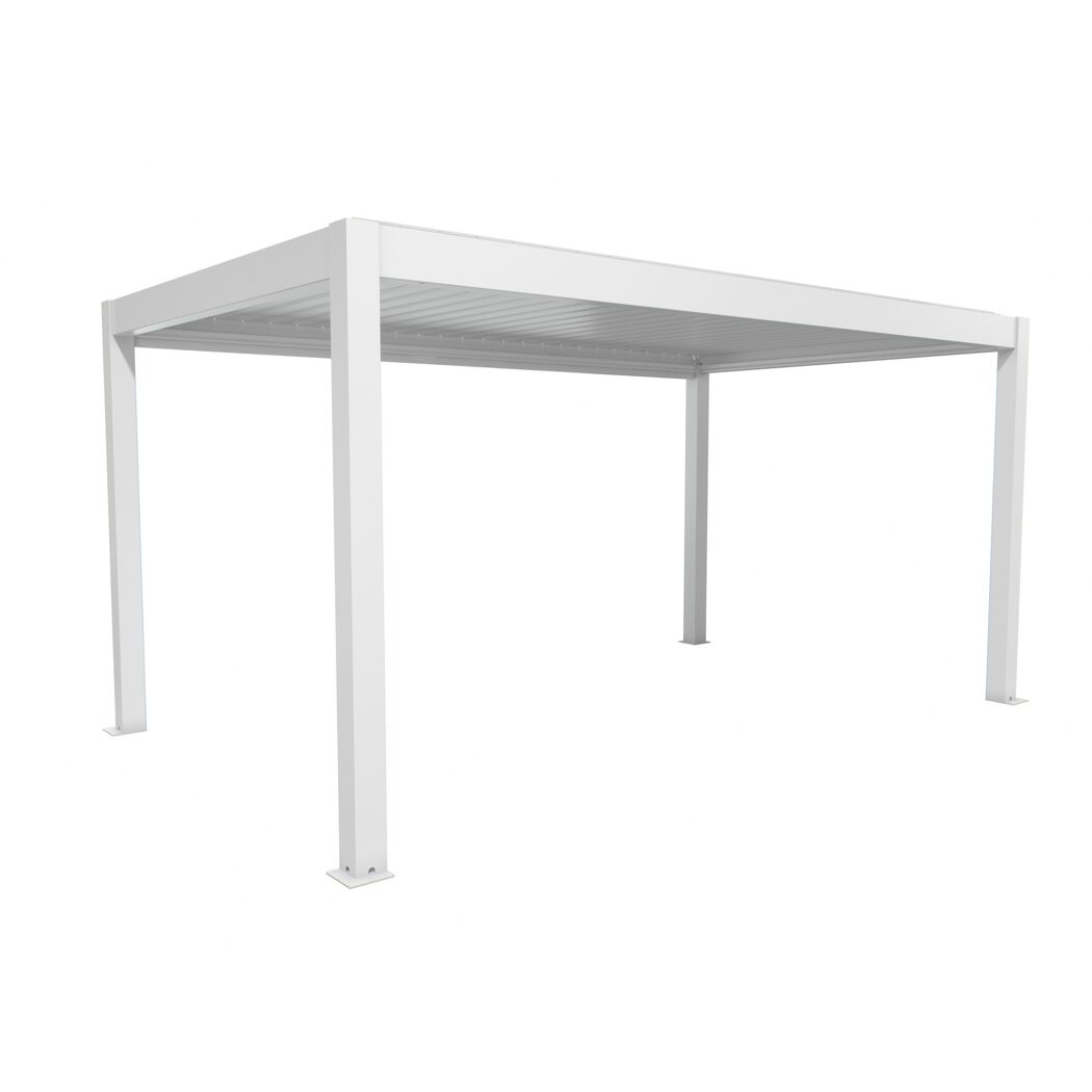 Pergola weiß 5 x 3 m