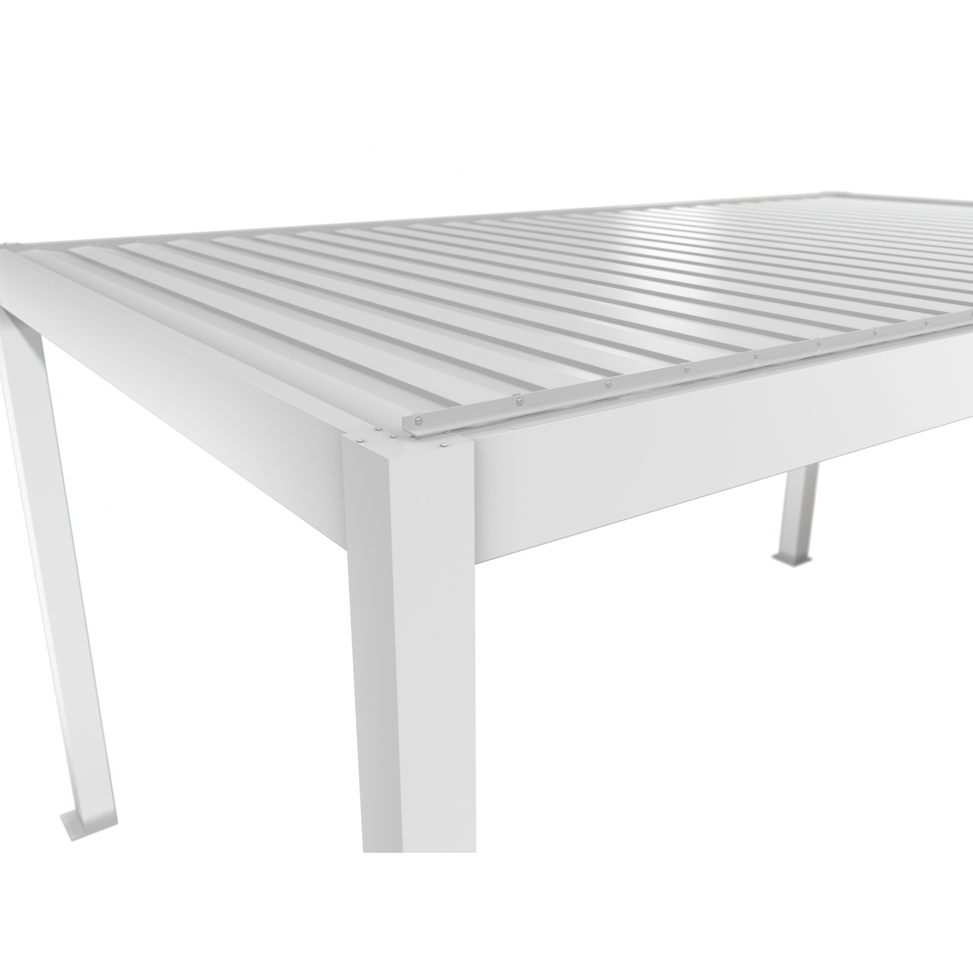 Pergola weiß 5 x 3 m