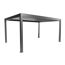 Pergola quarzgrau metallic 5 x 3,5 m