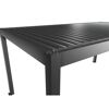 Pergola quarzgrau metallic 5,5 x 3 m