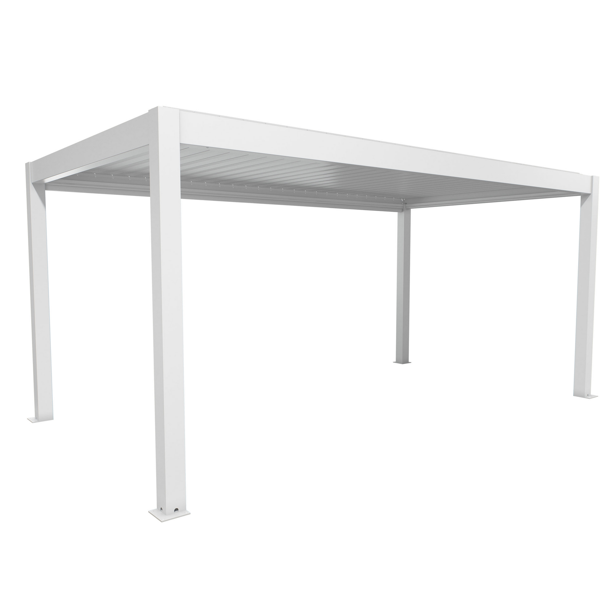 Pergola weiß 5,5 x 3 m