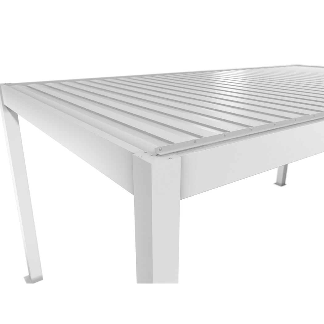 Pergola weiß 5,5 x 3 m