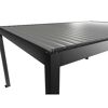Pergola dunkelgrau metallic/silberfarben 5,5 x 3,5 m