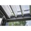 Pergola quarzgrau metallic/weiß 5,5 x 3,5 m