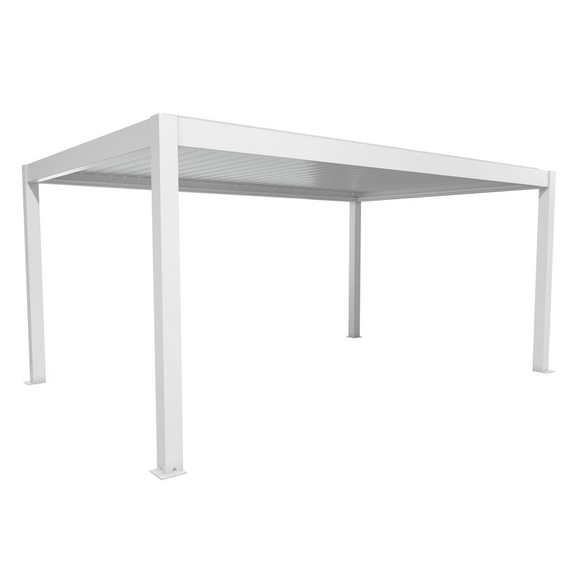 Pergola weiß 5,5 x 3,5 m