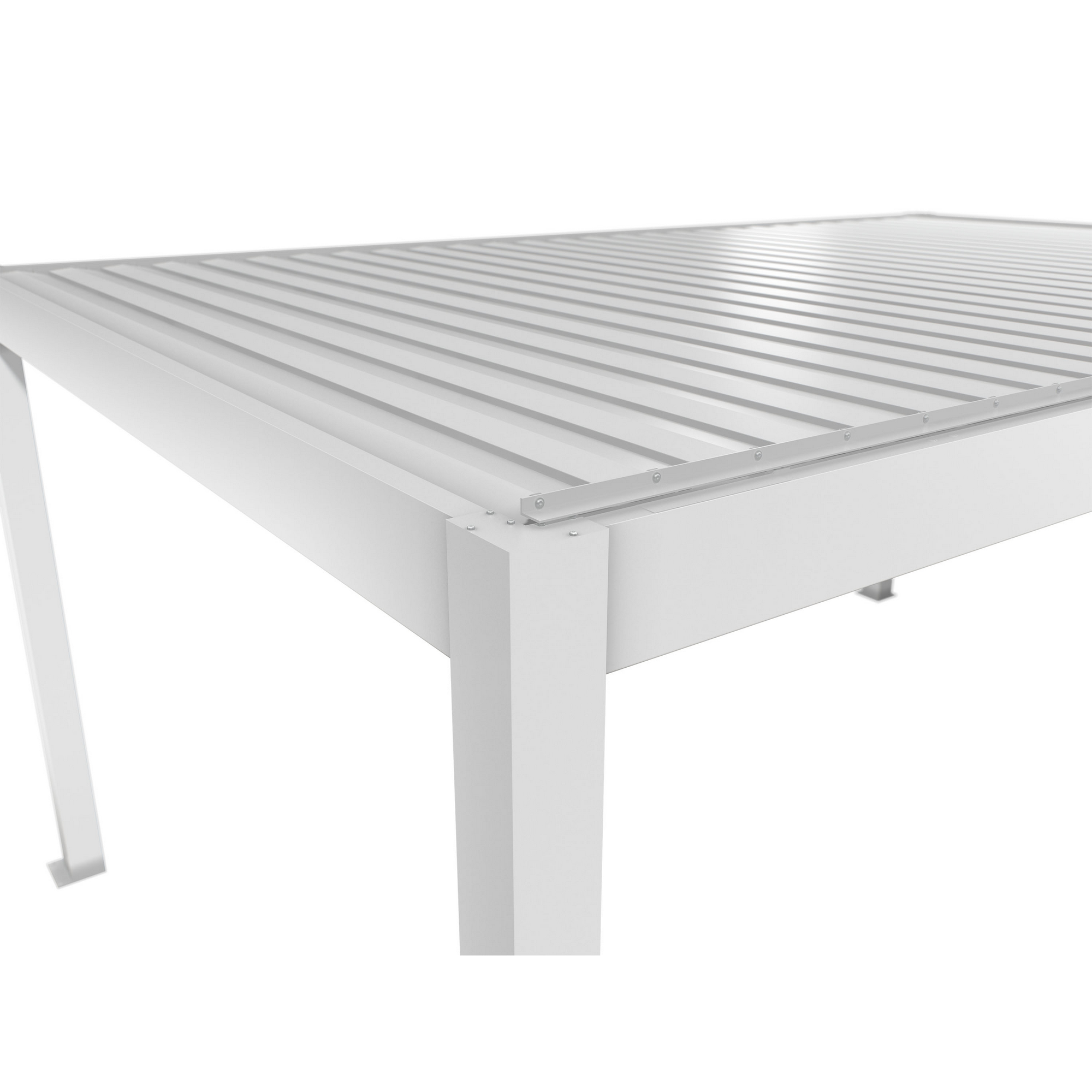 Pergola weiß 5,5 x 3,5 m