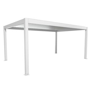 Pergola weiß/silberfarben 5,5 x 3,5 m