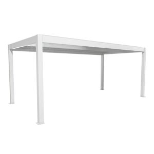 Pergola weiß/silberfarben 6 x 3 m