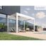 Pergola weiß/silberfarben 6 x 3 m