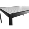 Pergola dunkelgrau metallic/weiß 6 x 3,5 m