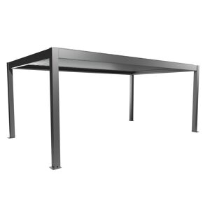 Pergola quarzgrau metallic 6 x 3,5 m