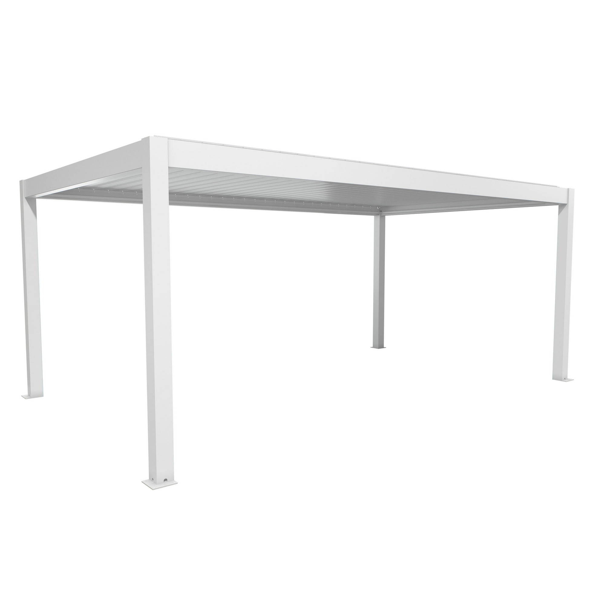 Pergola weiß 6 x 3,5 m