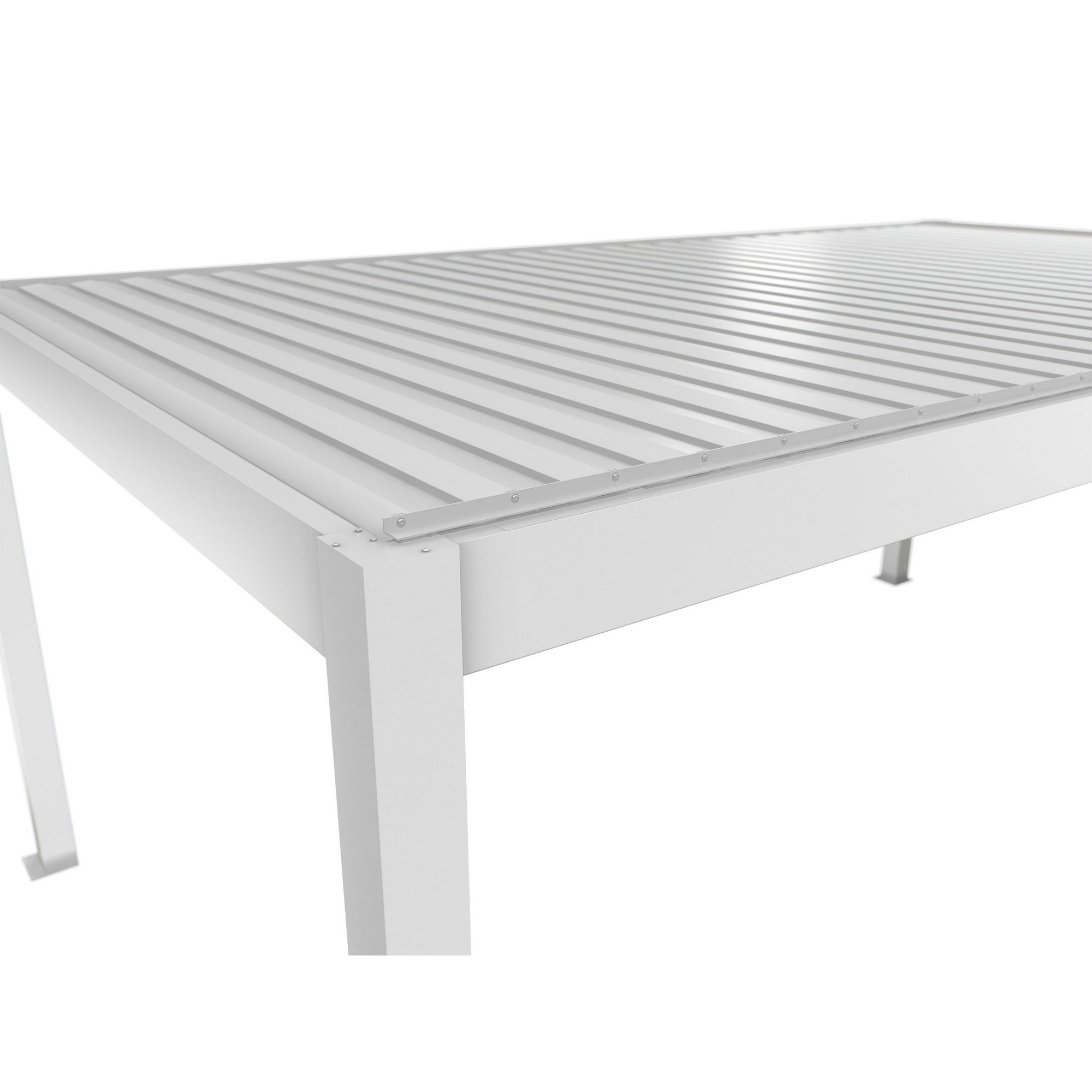 Pergola weiß 6 x 3,5 m