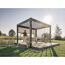 Seitenmarkise für Pergola dunkelgrau 327 x 235 cm