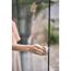 Glasschiebewand Klarglas Gr. 5,5 m weiß