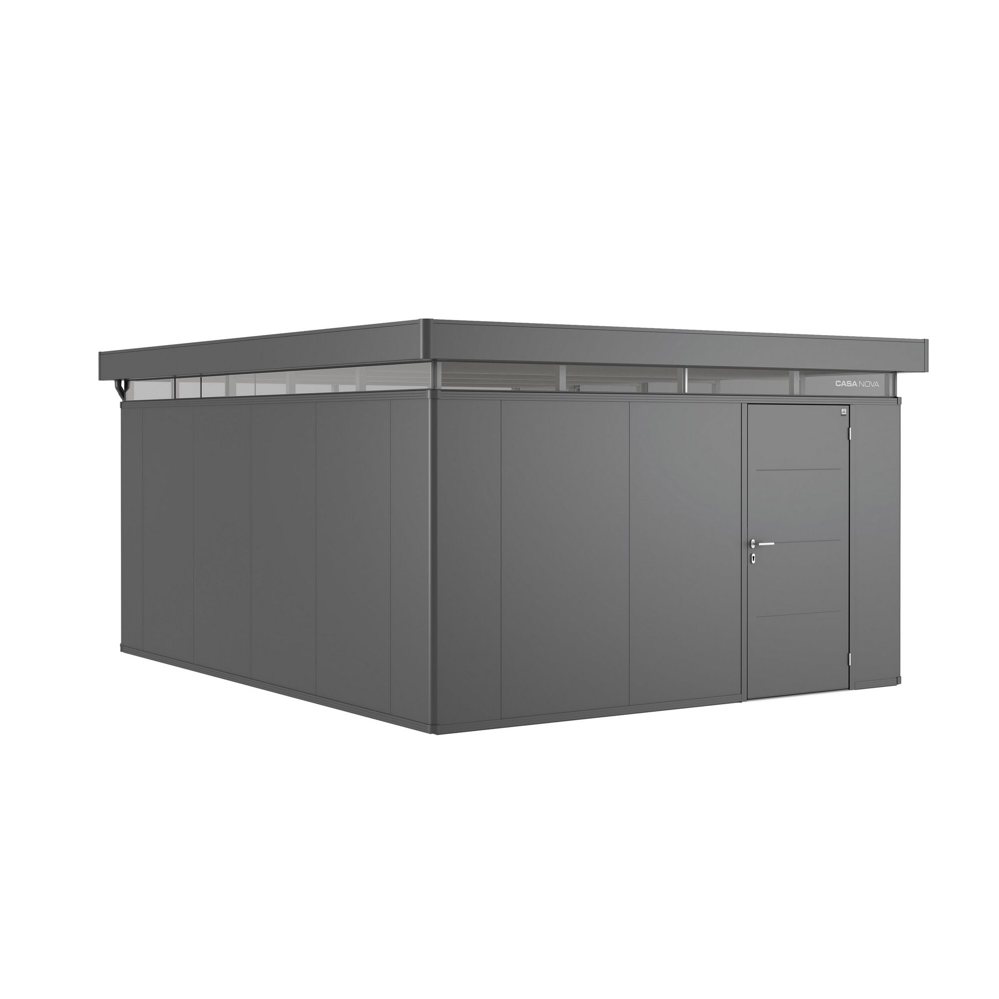 Gerätehaus 'CasaNova' dunkelgrau metallic