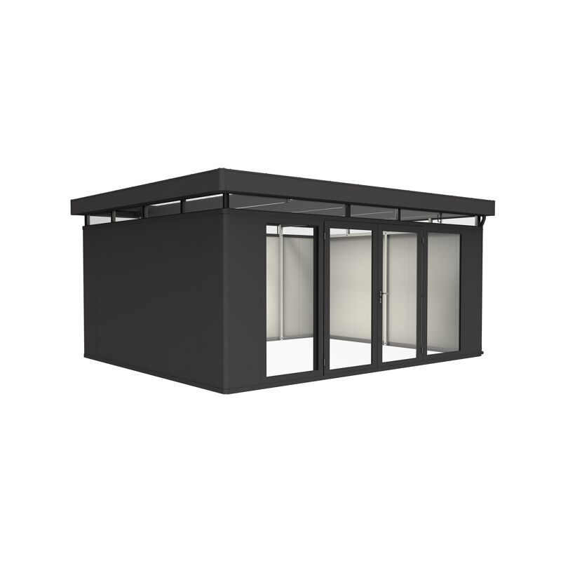 Gerätehaus 'CasaNova' dunkelgrau metallic