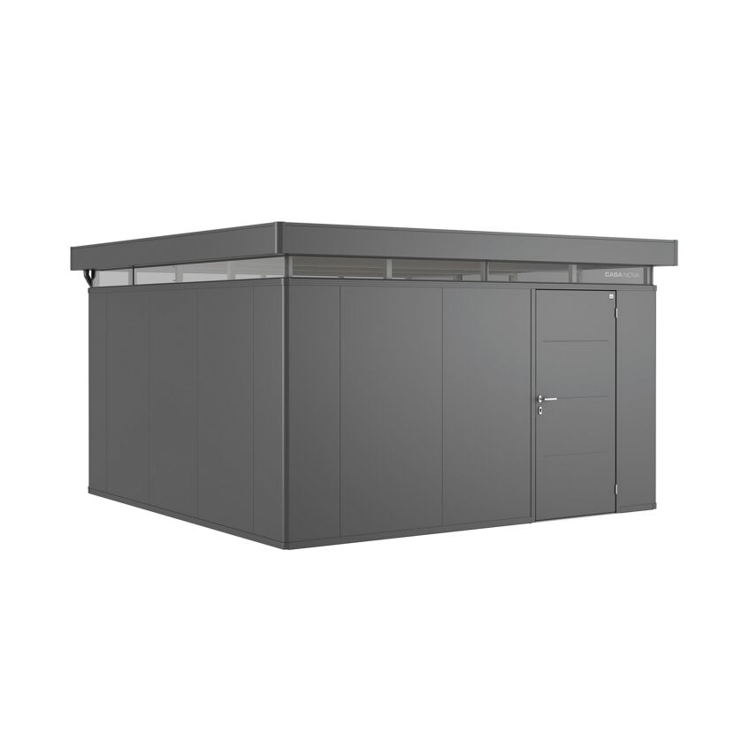 Gerätehaus 'CasaNova' dunkelgrau metallic