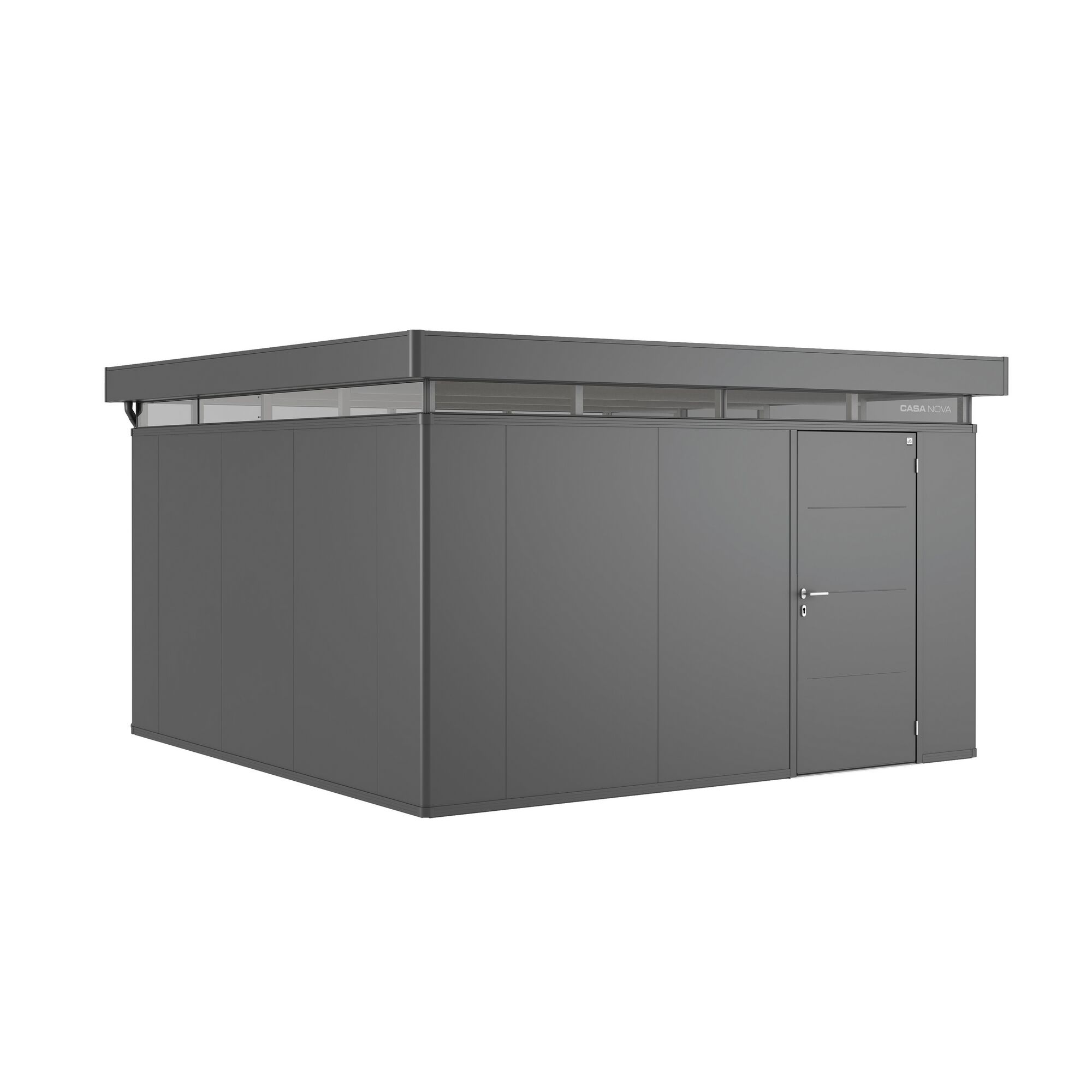 Gerätehaus 'CasaNova' dunkelgrau metallic