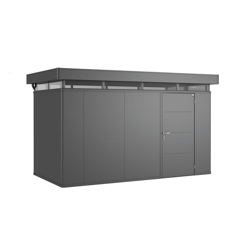 Gerätehaus 'CasaNova' dunkelgrau metallic