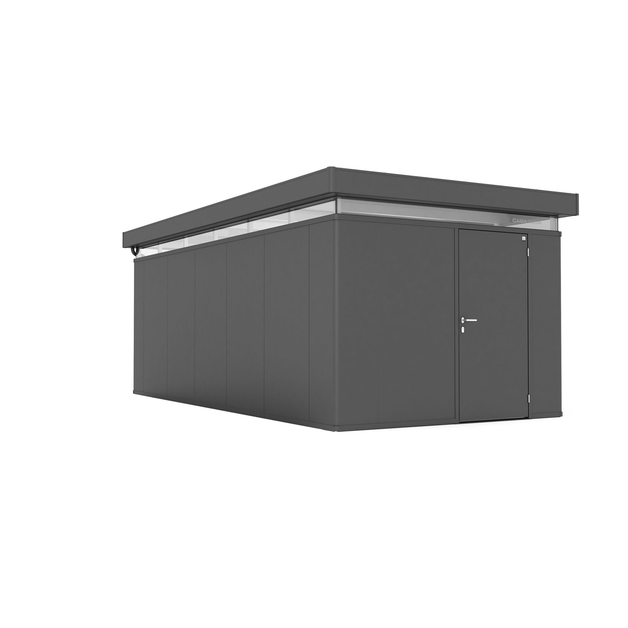 Gerätehaus 'CasaNova' dunkelgrau metallic