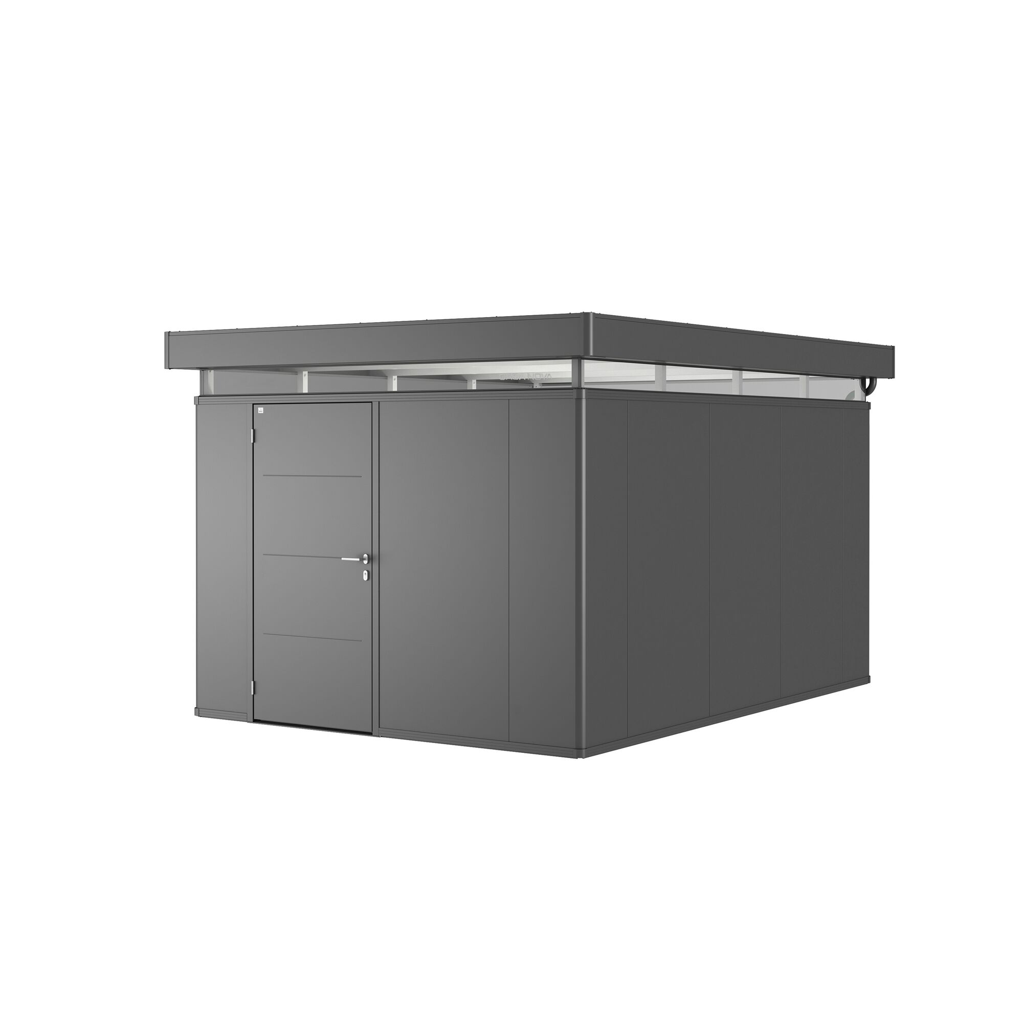 Gerätehaus 'CasaNova' dunkelgrau metallic