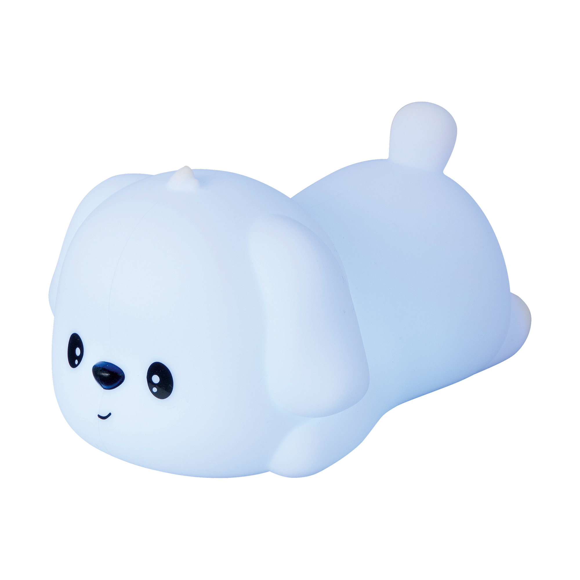 Akku-LED-Nachtlicht 'Hund' weiß mit Farbwechsler