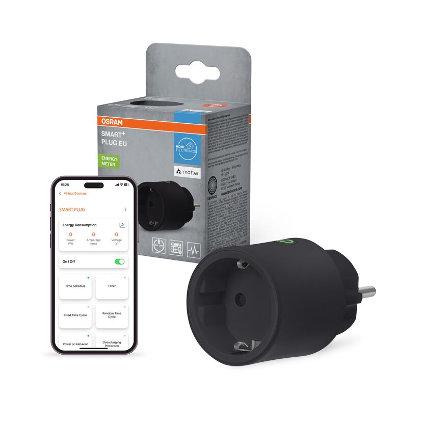 Steckdose 'Smart+ Matter Plug' schwarz