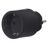 Schwarze Steckdose 'Smart+ Matter Plug'