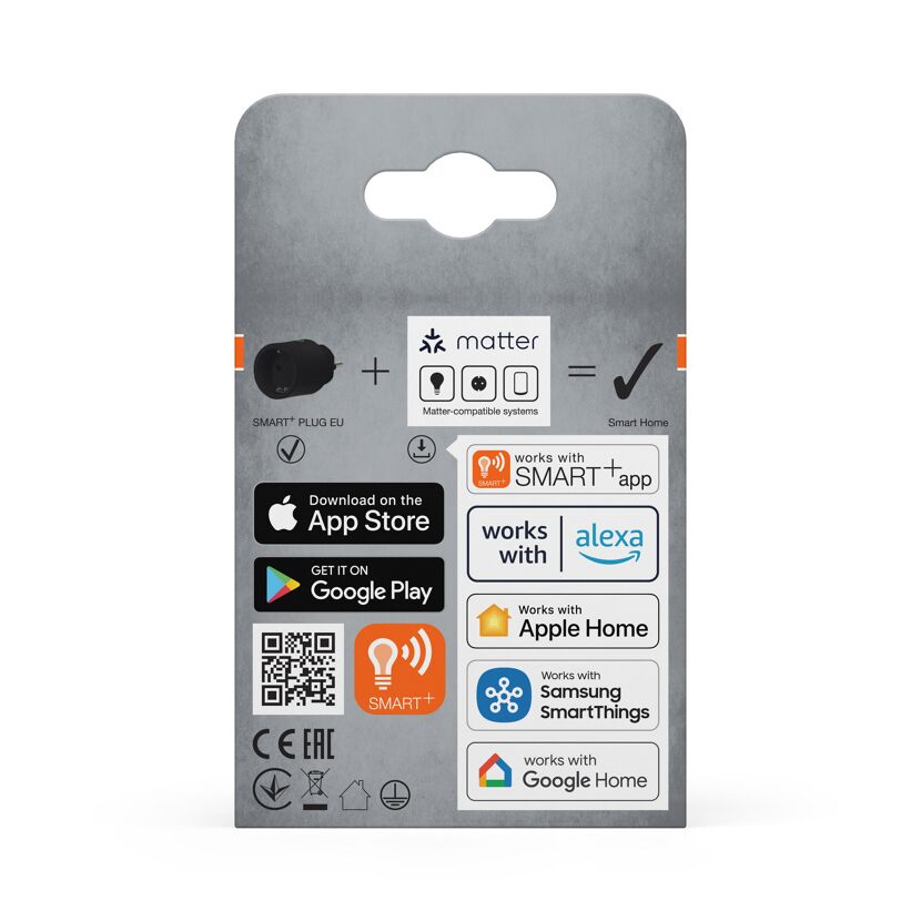 Steckdose 'Smart+ Matter Plug' schwarz