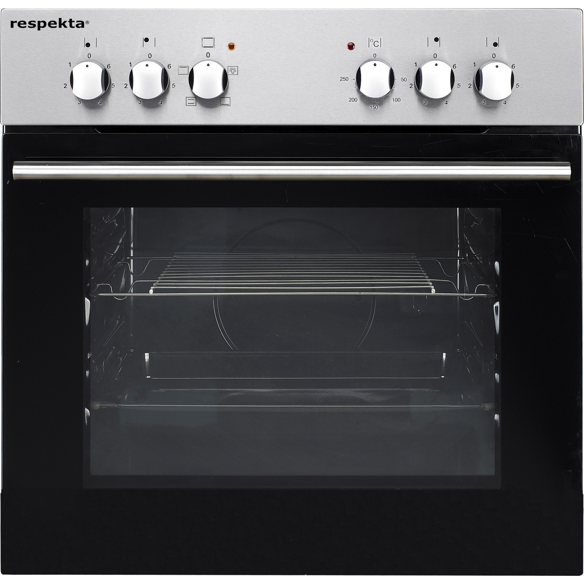 Einbau-Herd-Set 'Leandro' mit Kochfeld