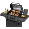 Gasgrill 'Woodlake' schwarz 133 x 116 x 59 cm
